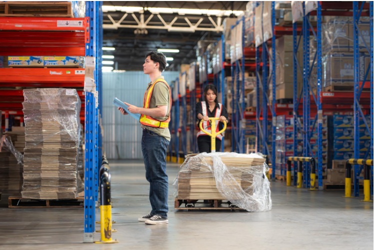 warehouse employee suffered leg accident work